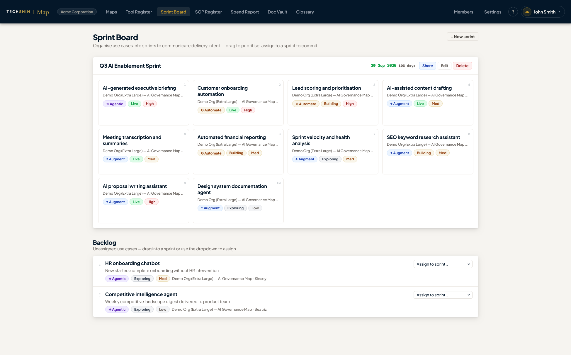 Sprint Board